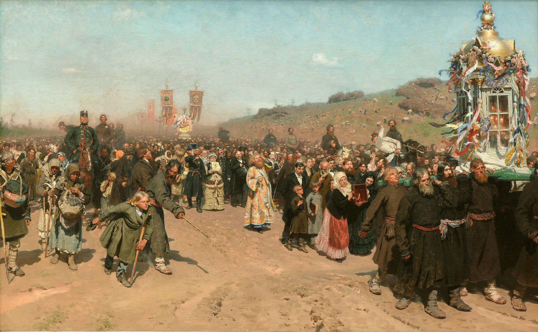 Easter procession in the Kursk region - Ilya Repin