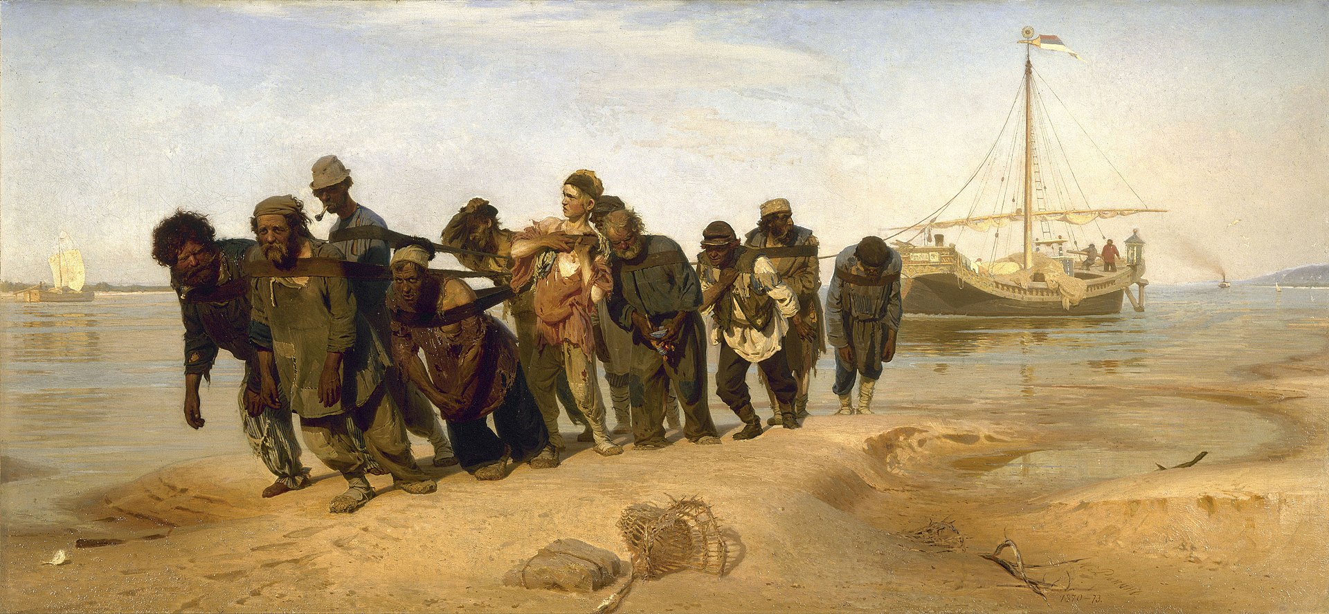 Ilya Efimovich Repin - Volga Boatmen