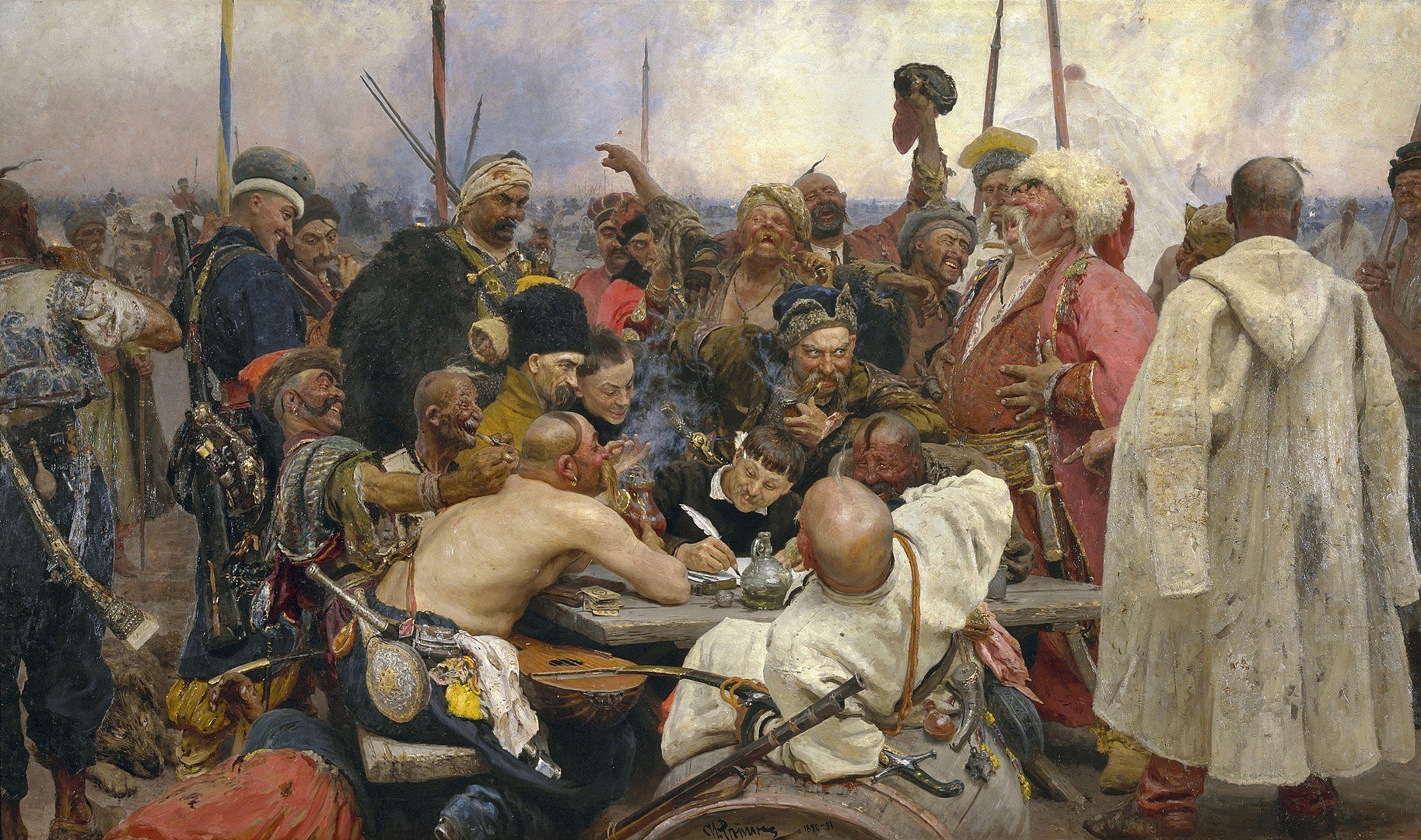 Ilya Jefimowitsch Repin - Reply of the Zaporozhian Cossacks