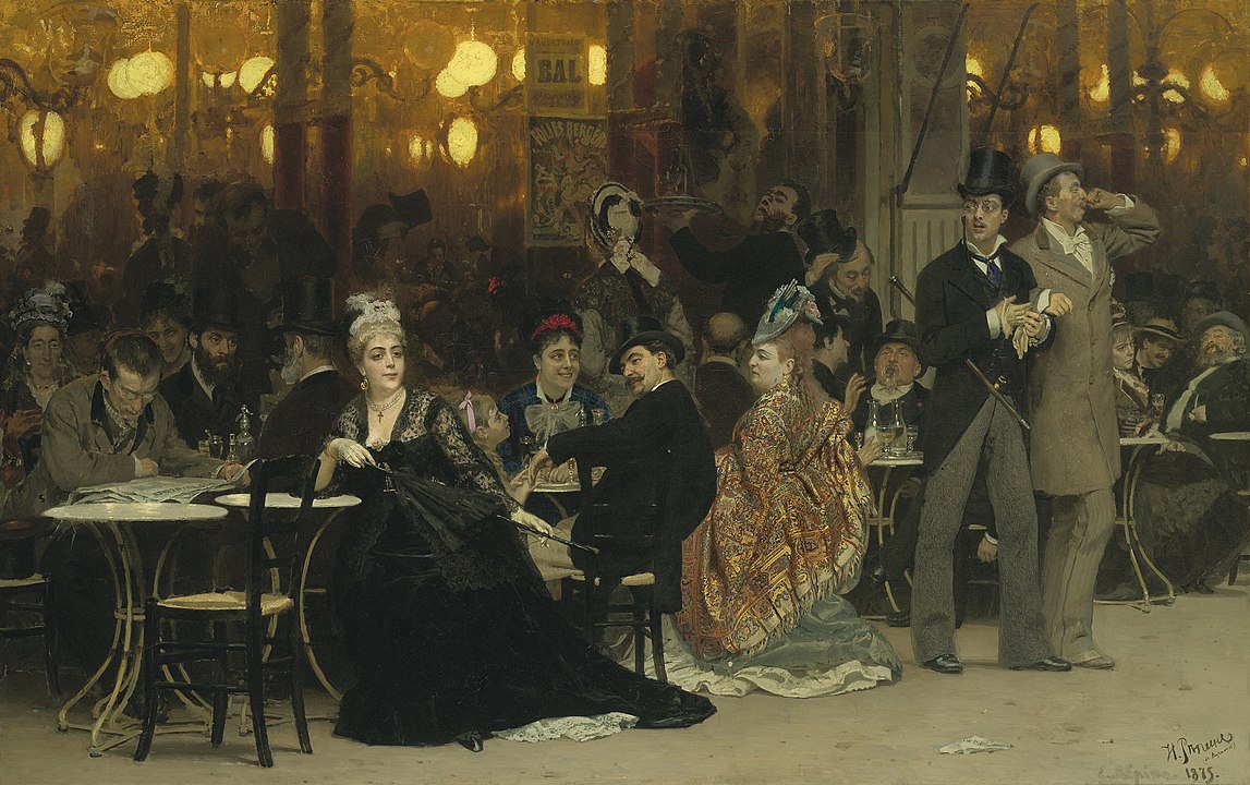 Ilya Repin -Parisian Cafe