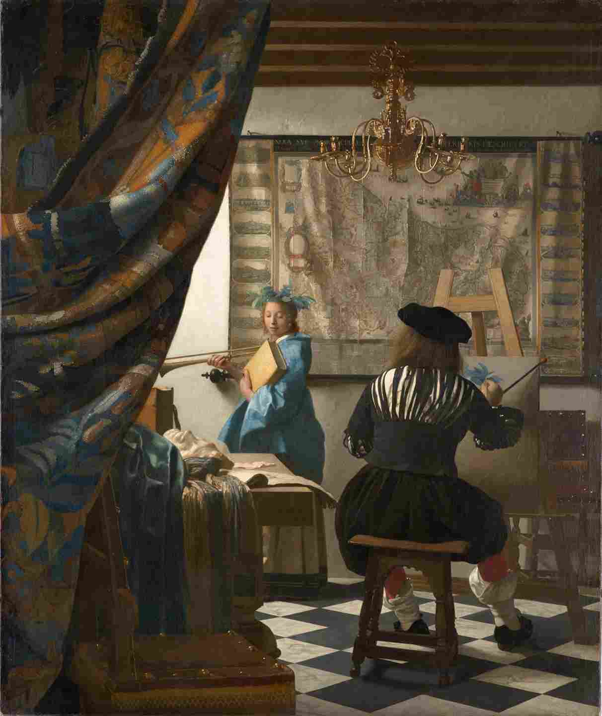 Johannes Vermeer The Art of Painting-1