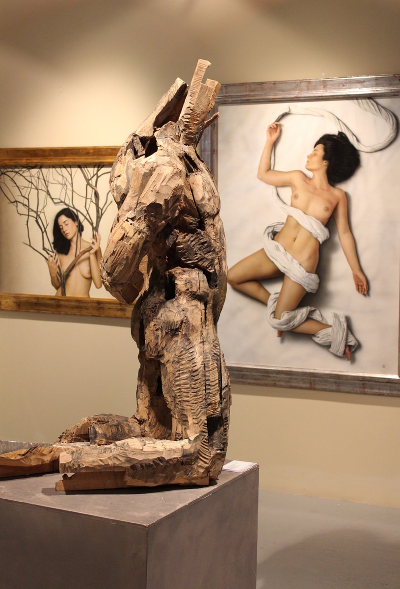 MEAM sculpture and paintings