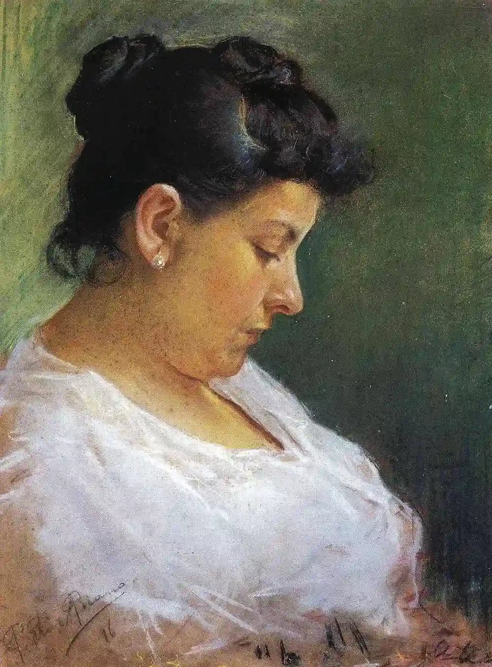 Picasso 1896 Portrait of the Artists Mother_11zon