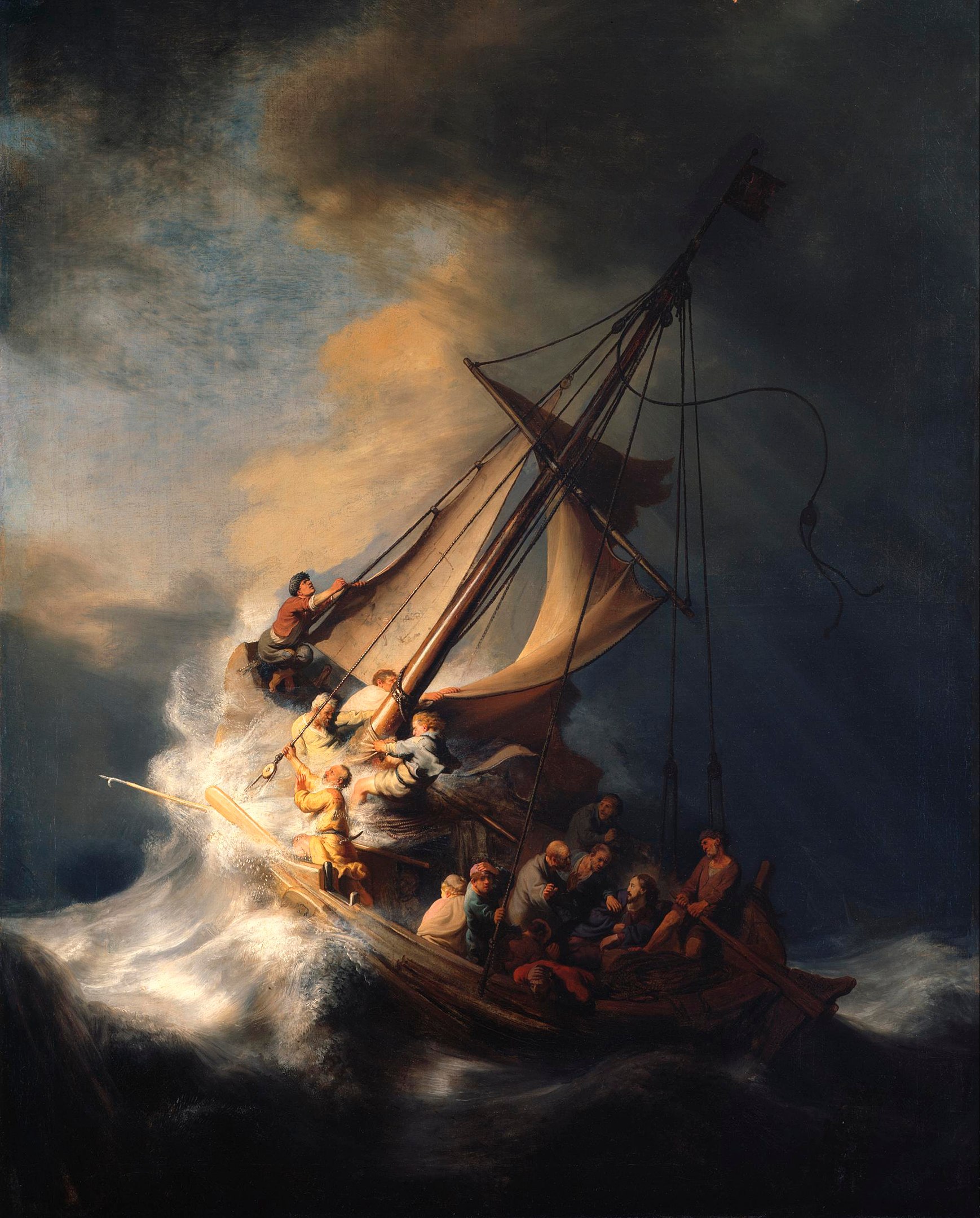Rembrandt - Christ in the Storm on the Lake of Galilee