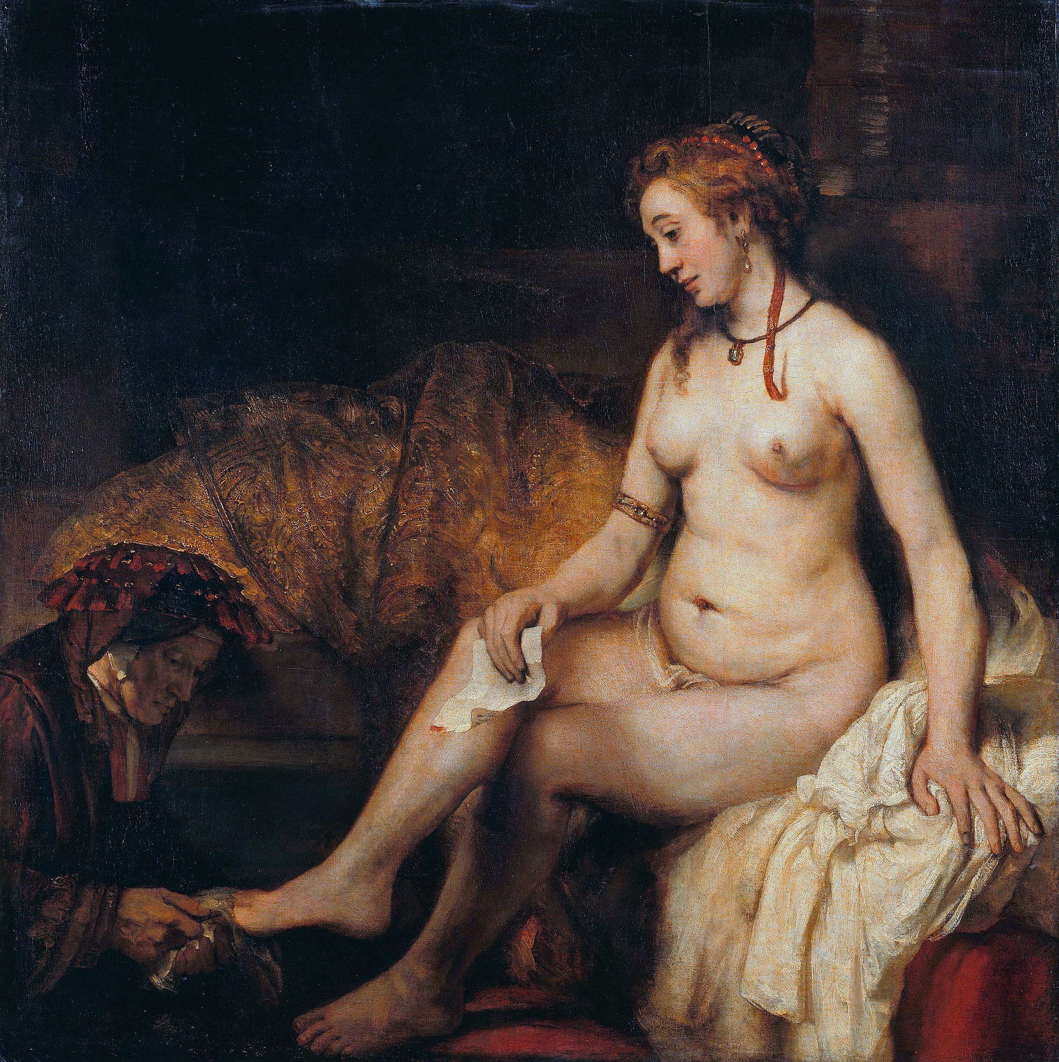Rembrandt-Bathsheba at Her Bath