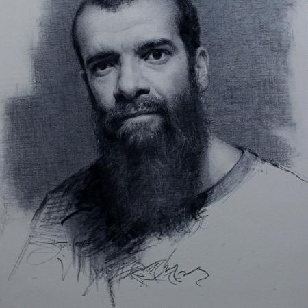 Cesar Santos - Self portrait at 35