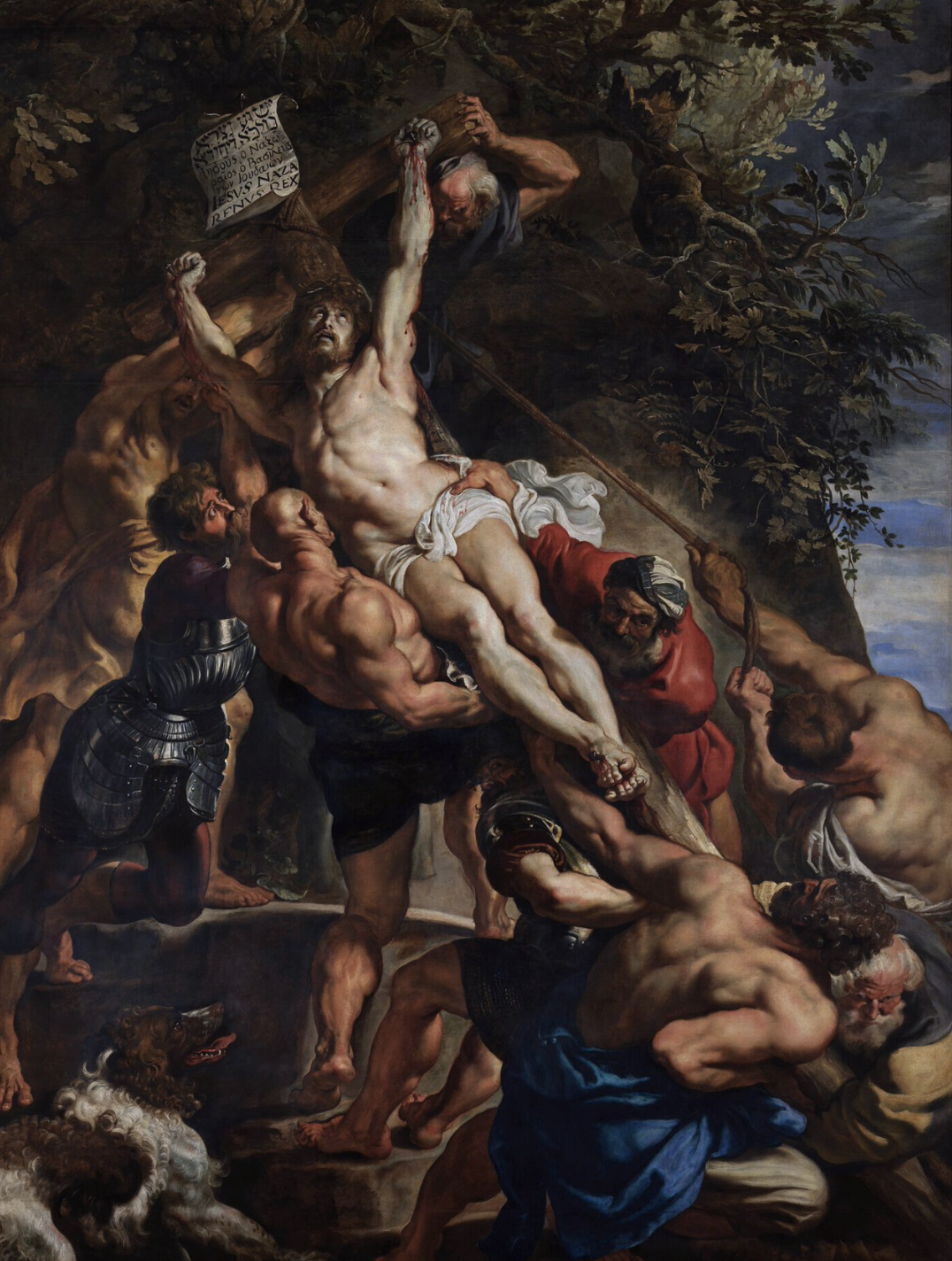 La elevación de la cruz - Peter Paul Rubens 