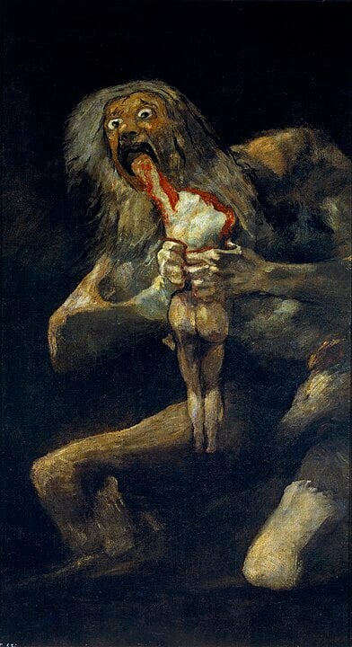Francisco de Goya, Saturn Devouring His Son (1819-1823)