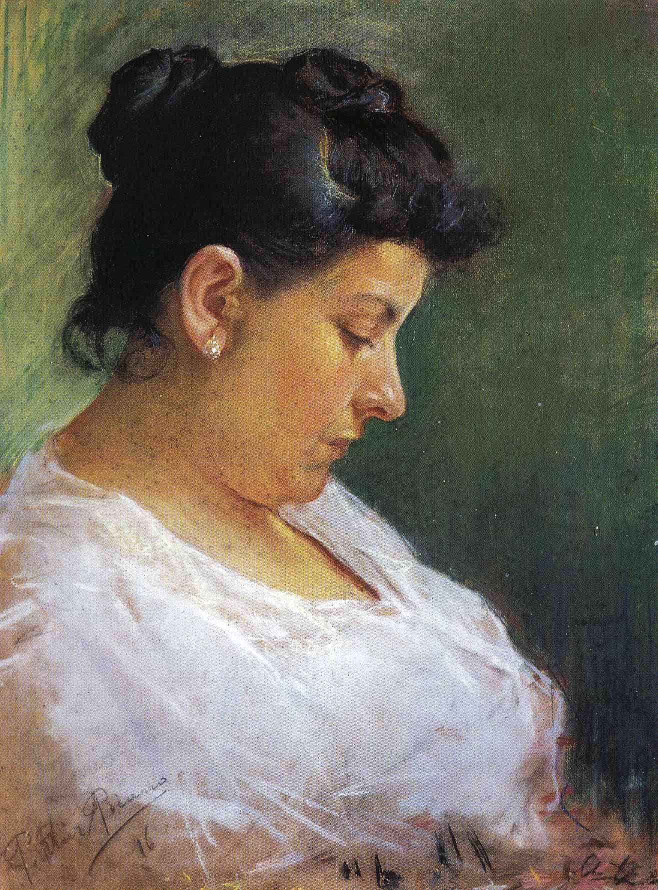 Picasso 1896 Portrait of the Artists Mother